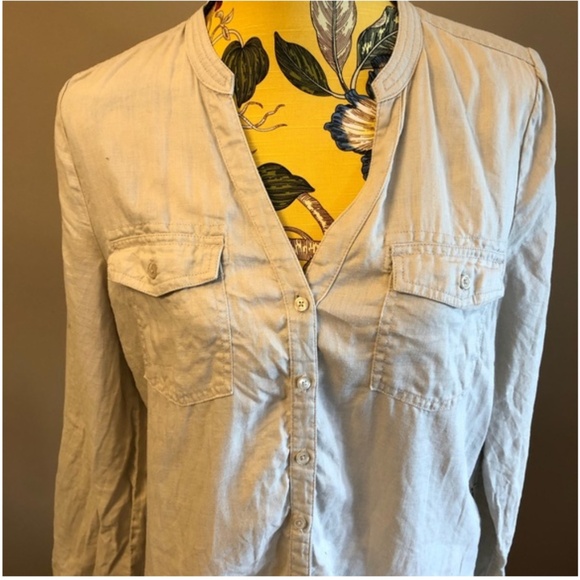 Lady Hathaway 100% Linen long tunic - Picture 2 of 3